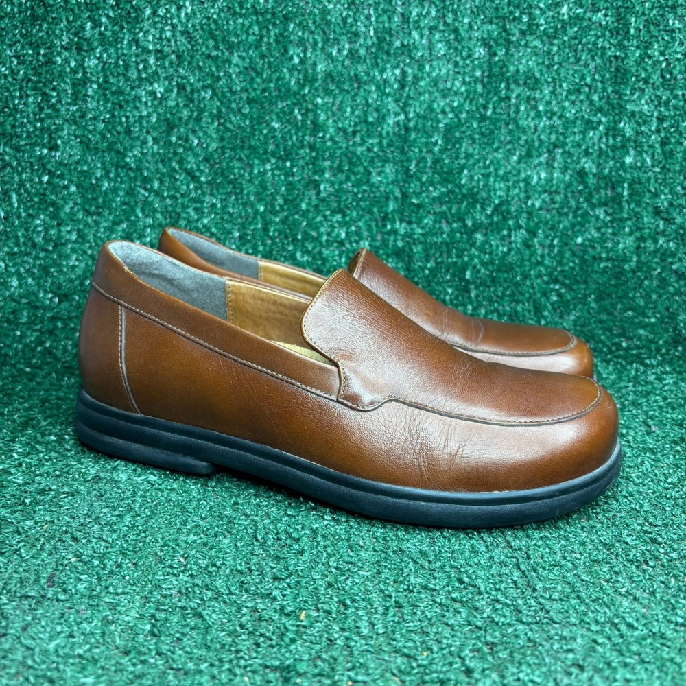Footprints Birkenstock Leather Slip On Comfort Casual Loafer Brown Womens 8-8.5